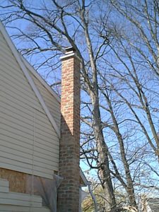 chimney rebuild post chimney fire